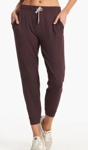 Vuori Women Performance Joggers In Mahogany Heather Size XS thumbnail 1