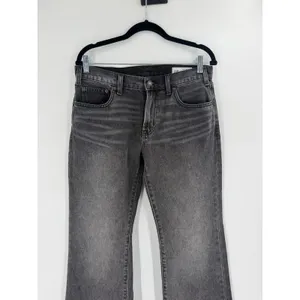 Gap Relaxed Flare Jeans Womens 29/8 Regular Black MidRise Denim 90s Grunge Indie thumbnail 6