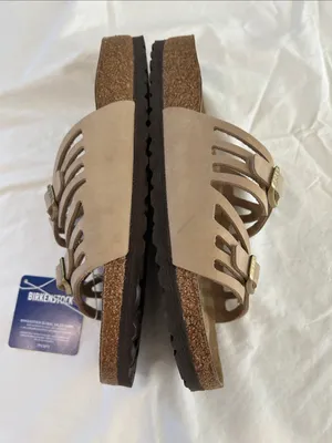 Birkenstock Granada Nuback Leather, Sand Castle, Size EU41/US10, NWT Display thumbnail 6