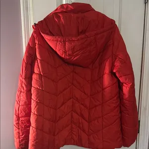 St John’s Bay Red Quilted Women's Jacket NWOT thumbnail 4