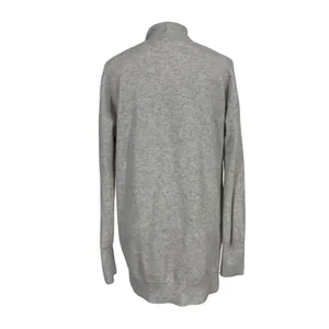 GAP‎ Women's Light Heather Gray Knit Cardigan Sweater Duster Size S Wool Blend thumbnail 4