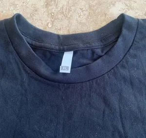 Crew neck long sleeve shirt cotton Los Angeles Apparel crop top thumbnail 2