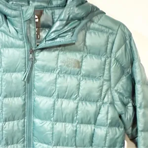 The North Face Women’s Green ThermoBall Eco Jacket‎ Puffer Quilted Size Small thumbnail 2