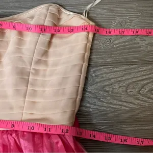 Vintage‎ Betsey Johnson pink tulle skirt dress bustier top sz 4 thumbnail 7
