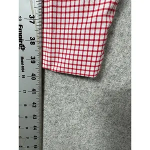 Vintage Express Compagnie‎ 90s Womens 5/6 Pants High Waisted Red White Tapered thumbnail 9