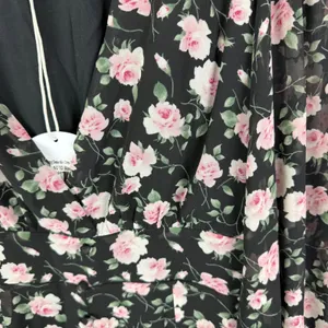 NWT Princess Polly Darlia Floral Mini‎ Dress Size 6 Black Coquette Dark Romantic thumbnail 3
