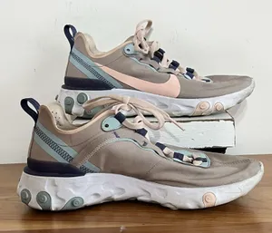 Nike React Element 55 Pumice Pink Sneakers Shoes‎ CK0834-200 Size 7 thumbnail 1