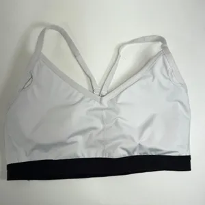 NIKE XL Small Dri-Fit Indy Light Support Sports Bra White Swoosh Logo Women's thumbnail 6