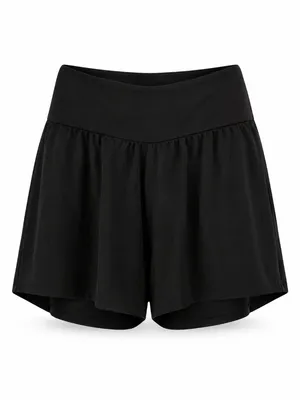 Halara SoftlyZero Airy 2-in-1 Yoga Shorts 5 Inch Black Women’s M thumbnail 2