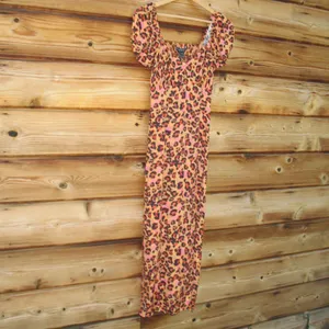 NWT French Connection Animal Print Midi Dress thumbnail 5