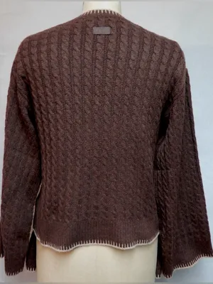NWOT UGG Rylynn Cable Knit Pullover top & Azriel Cable Knit Short thumbnail 4