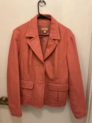 Wilsons Leather Women's Coral Genuine Leather Blazer Jacket Size XL thumbnail 1