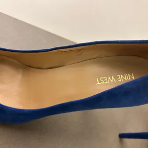 Nine West Blue Suede Heels-sold at Nordstrom-8 1/2 M thumbnail 3