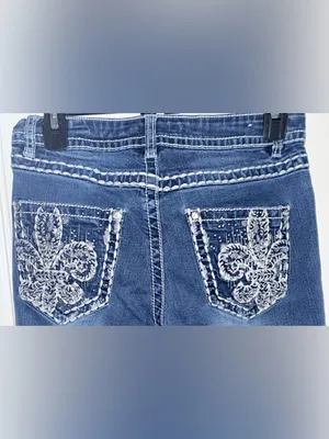 Rebel & Soul blue bootcut jeans size 6 Y2K thumbnail 4