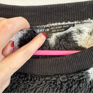 Black and White Cow Patterned Sweater thumbnail 4