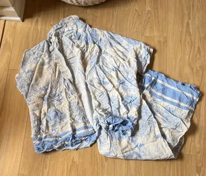 Blue and White Pajama Set thumbnail 1