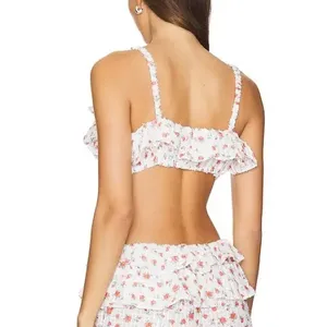 FOR LOVE & LEMONS Gidget Top in Red - XS - NWT thumbnail 3