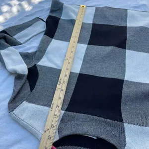 J. Jill size M Colton mock turtleneck big checked sweater. thumbnail 5