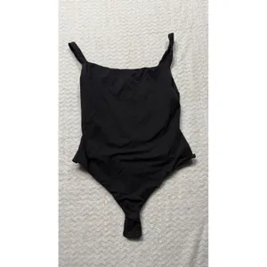 SKIMS Women Black Square Neck Sleeveless Bodysuit Size L RN 158973 High Stretch thumbnail 2