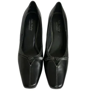 Hush Puppies Soft Style Lea Counter Pocket 2.5 Inch Heel Pump Shoes Square Toe 8 thumbnail 4