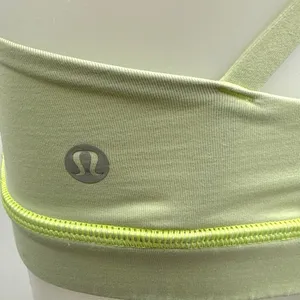 Lululemon Energy Women's Green Sleeveless Strappy Workout Sports Bra Tank Top 6 thumbnail 3