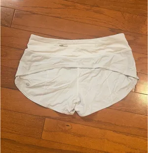 Light Blue Lululemon Speed Up Shorts 2.5" Low-Rise with no liner thumbnail 4