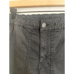 American Eagle Next Level Stretch Black Jogger Pants Ankle Zip Utility Women 8‎ thumbnail 2