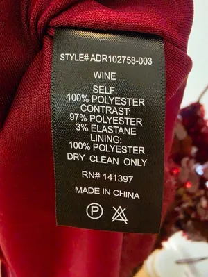 ASTR The Label Burgundy Sequin Mini Dress M thumbnail 10