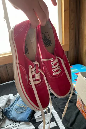 Vans Authentic Red Shoes thumbnail 1