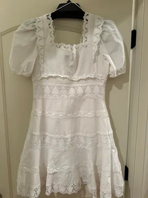 Endless Rose Women's Multi Lace Linen Mini Dress thumbnail 3