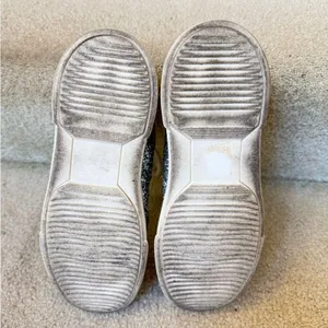 Pink Lily Silver Star Patch Glitter Platform Sneakers Silver Pink Womens Size‎ 8 thumbnail 6