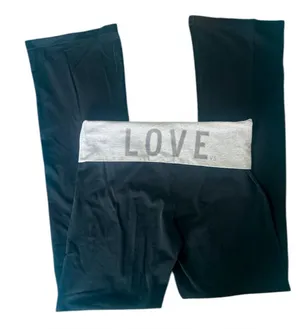 Y2K Victoria’s Secret Fold Over Yoga Pants! thumbnail 1