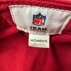 NFL Team Apparel Washington Redskins Womens Red Military Cap Hat Sequin Logo Adjustable thumbnail 2
