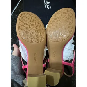 Lauren by‎ Ralph Lauren Women's Westcott Ii Heel Sandal Pump Pink Size 9.5 thumbnail 8