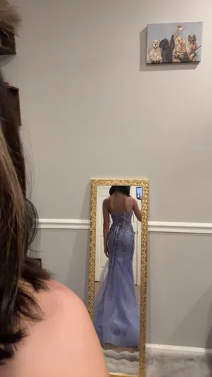 Prom dress Purple Size 0 thumbnail 2
