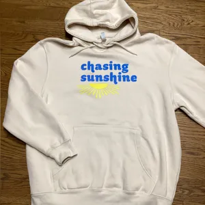Lane Seven Custom hoodie “Chasing Sunshine” Sandstone Size XL thumbnail 5