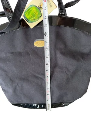 CHRISTIAN DIOR Vintage Tendre Poison Black Tote Bag NEW NWT thumbnail 5