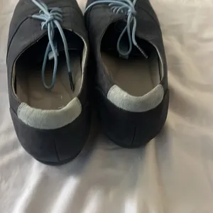 Dansko womens kimi Oxford Flat Nubuck Leather Color Dark Blue Size 39 EU/8.5 US thumbnail 3