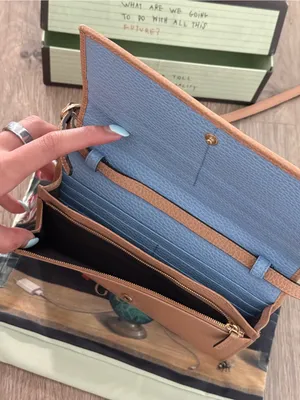 Gucci Swing WOC Light Tan Pebbled Leather - Full Set Limited Box & Dust Bag thumbnail 8