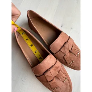 Kate Spade Berkeley Brown Tan Suede Tassel Loafers Flats Women’s 5.5 thumbnail 9