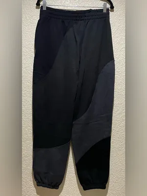 Alo NWOT Make Waves Sweatpants Vintage Black Tonal zipper pockets Size S thumbnail 6