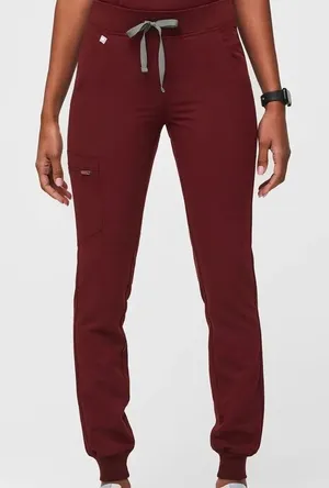 FIGS Zamora Jogger Scrub Pants, Burgundy, Size XXS, NWT thumbnail 1
