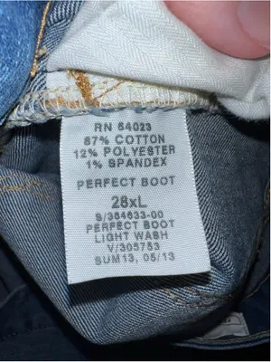 Women's Gap 1969 Perfect Boot Cut Jeans Blue Size 28XL thumbnail 8