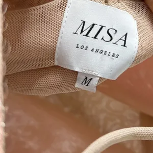 MISA Los Angeles A-Line Sequin Mini Dress Mermaid Euro Summer Ibiza Sz Medium thumbnail 6