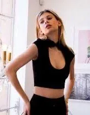 Publik top in black in small thumbnail 4