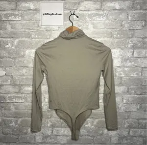 Lululemon Nulu Turtleneck Bodysuit Long Sleeve Thong Cut NWT Size XS (RVSN) thumbnail 4