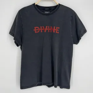 Ksubi‎ Divine Graphic Tee XL Black Washed Streetwear Casual Minimalist Skater thumbnail 2
