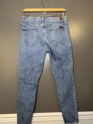 7 For All Mankind Jeans Womens 30 Medium Wash Blue Ankle Skinny Stretch Denim thumbnail 4