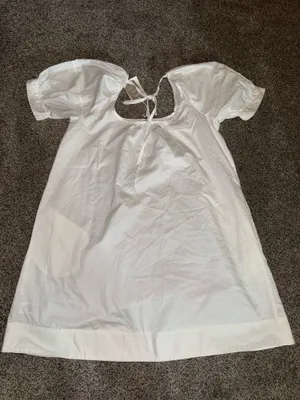 Free Assembly FA Puff Sleeve Mini Dress in White thumbnail 4