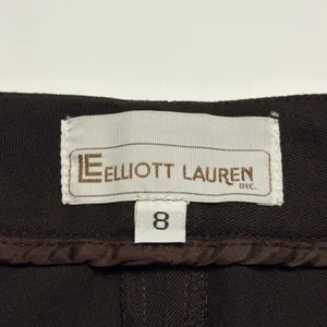 Elliott Lauren Wide Leg Trousers Women 8 Brown Professional Workwear Pants thumbnail 8